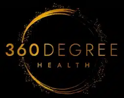 Logo for 360 Degree Health, a Florida clinic for holistic and regenerative care.