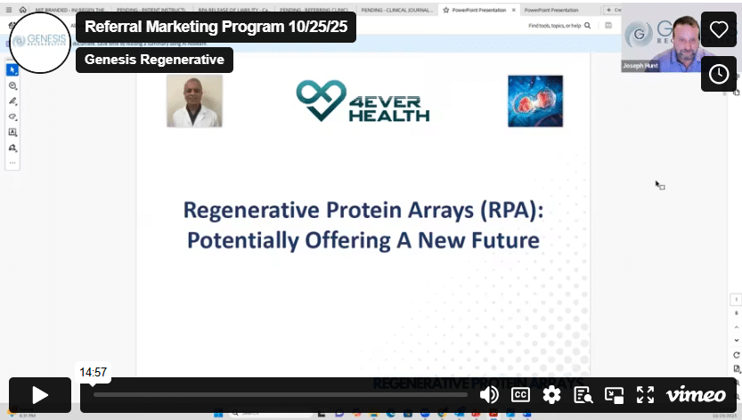 A screenshot of our referral marketing program.