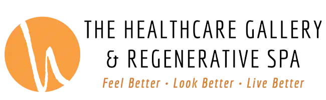 Logo for The Health Gallery & Regenerative Spa "Feel Better - Look Better - Live Better"