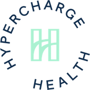 Logo for HyperCharge Health clinic in Edina, MN.