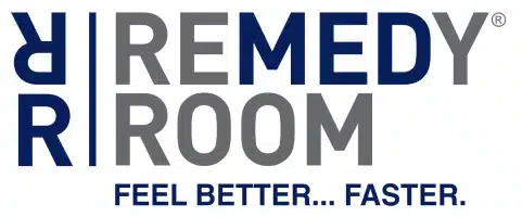Logo for Remedy Room "Feel Better... Faster."